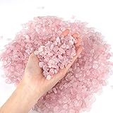 Rose Quartz Crushed Stone Crystal Chips (0.5lb)