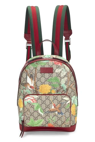 Gucci GG Supreme Canvas Tian Eden Small Backpack Red