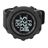 LCD-buitenhorloge, HZ504 Waterbestendig kunststof multifunctioneel sporthorloge voor fietsen en bergbeklimmen