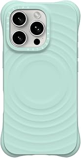 CASETiFY iPhone 16 Pro 用 ケース ウェーブ シリコンMagSafe対応 - Jade | 波型シリコン | 指紋防止 | 2倍米軍MIL規格
