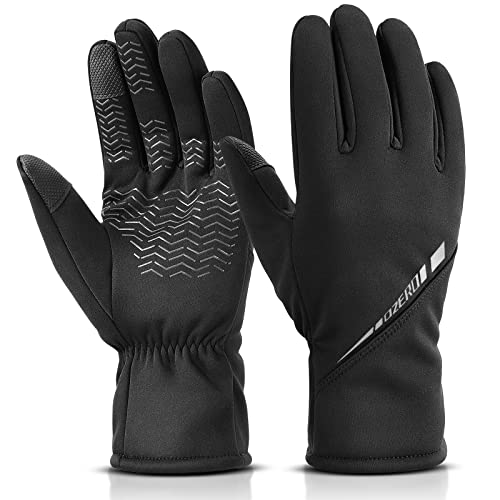 Ozero Winter Gloves Men Women - Coldproof Waterproof Touchscreen Glove - Keep Warm In Cold Weather For Driving Cyling Black Medium #TOP14
