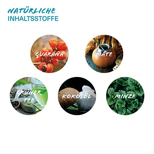 YUZ energy boost - Mundspülung mit Koffein – „Hallo-Wach“-Effekt – Minzgeschmack – Fluoridhaltig – Kariesvorsorge – Umweltfreundliche Verpackung – Made in Germany – Bild 5