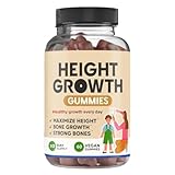 Tägliche Gummis zur Steigerung der Körpergröße | Fördert das Knochenwachstum und die Knochenstärkung, unterstützt die Immun- und Schlafgesundheit, vegan, gentechnikfrei;