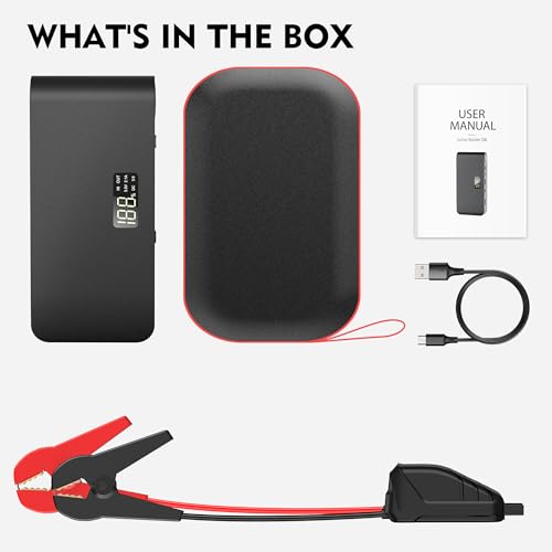 BOOKOO 4000A 12V Car Battery Jump Starter 16000mAh for Car Boat Lawnmower - image 9