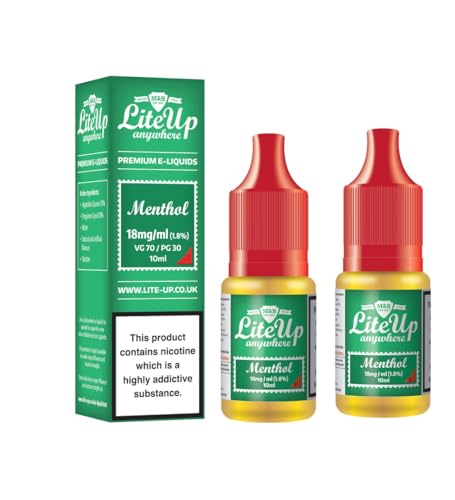 Up to PRO Mix Flavour-10ml Bottel lasting performance with up to clean,consistent puffs – ideal for extended use Nicotine Strength 0mg, 6mg,12 mg, 18mg all Flavour (pack of 2) (0mg, Menthol)
