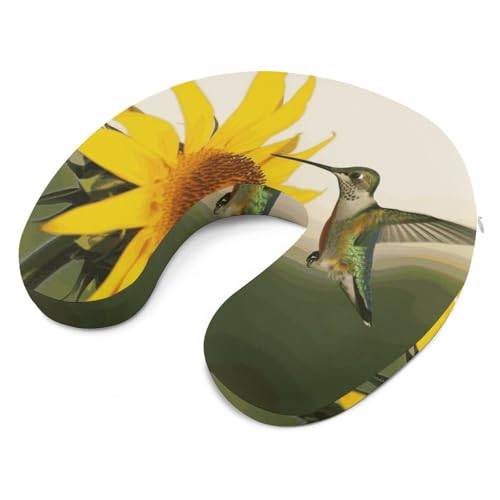 Almohada de viaje espuma viscoelástica 30 cm x 25 cm miniatura 6