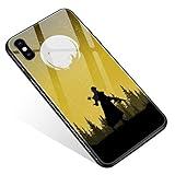 iPhone XR Case,Tempered Glass iPhone XR Cases Destiny Warlock for Women Girls Boys, Pattern Design S