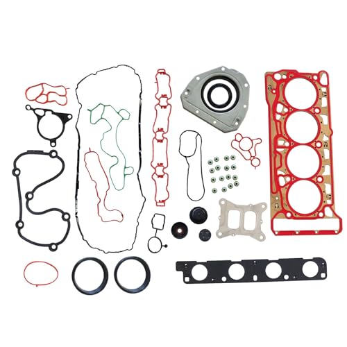 Image of XQSMWF 1.8L /2.0L MLS Cylinder Head Gasket Set, Fit for VW Beetle Jetta Passat Golf 2012-2018, Fit for Audi A3 S3 A4 A5 A6 Q5 TT 2013-2018, Replace 06L103649B 06L103383B 06L103383 06K103171E