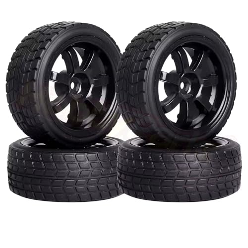 RC�r�[�h���b�N�^�C���p�[�c For Traxxas For Tamiya For TT02 01 For HSP For Kyosho 1/10 �I�����[�h�^�C���ƃz�C�[���t���C���O 1/10 RC �c�[�����O�J�[(Type 2)