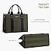 LOVEVOOK Tote Bag for Women Leather Purse and Handbags, Satchel Shoulder Crossbody Green Top Handle Bags with Zipper