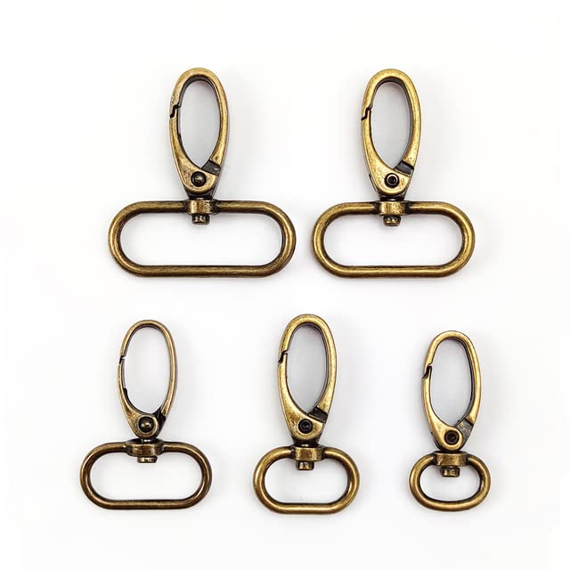 Broches de metal, hebillas, 100 piezas 16/20/26/32/38 mm Hebillas de metal Bolsas Correa Langosta Mosquetón giratorio Gancho de seguridad Collar Llavero Bolsa de bricolaje Accesorios al por mayor-20 m