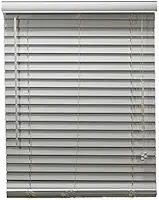 Persiana Horizontal Pvc 50mm Branca 160 (L) X 140 (A) cm Cortina Tipo Madeira Luxo 1,60 x 1,40 m