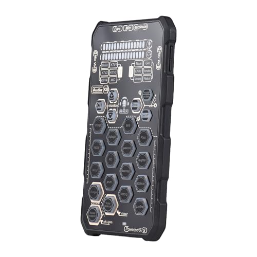 [Compatto e leggero] Design portatile in materiale ABS con interfacce da 3,5 mm per un facile collegamento a cuffie, microfoni e auricolari.