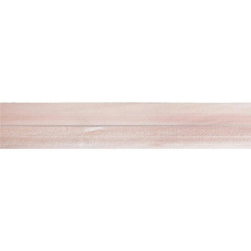 50 bandas elásticas de licra de satén con estampado de silicona de 15 mm y 5/8" para doblar, para el pelo, pelucas, vestidos, costura, adornos, Sherry, 50 yardas