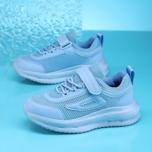 Girls Sneakers Children's Net Breathable Solid Color Flying Woven Sports Shoes for School Casual Lightweight Soft4