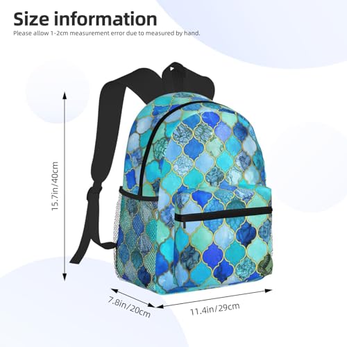 Sac à dos de voyage turquoise basique pour ne plus mouiller vos affaires - 3