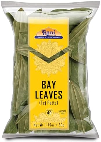 Rani Bay Leaf (Leaves) Whole Spice Hand Selected Extra Large 1.75oz (50g) ~ All Natural | Gluten Friendly | NON-GMO | Kosher | Vegan | Indian Origin (Tej Patta)
