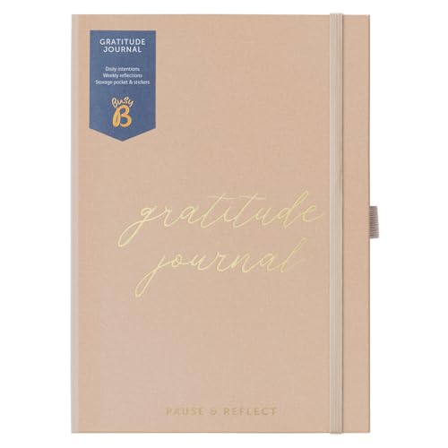 Diario de gratitud A5 sin fecha para superar el estrés diario
