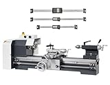 WABECO Drehmaschine D6200 HS mit Digitalen Anbaumessschiebern 2,5 kW Spitzenweite 600 mm Made in Germany