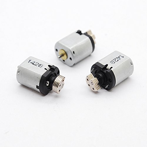 3pcs Micro Vibration Motor 1.5-3V DC 3V 14000RP Mini Vibrator Motor for Massage