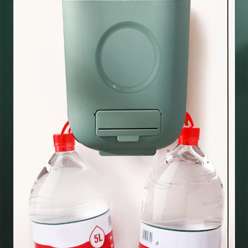 Cestino carta ufficio 1 0l/13l Cestino for rifiuti pieghevoli porta mobile da cucina appesa cestino for spazzatura montata a parete for la spazzatura del bagno. Pattumiera da bagno ( Size : 13L )