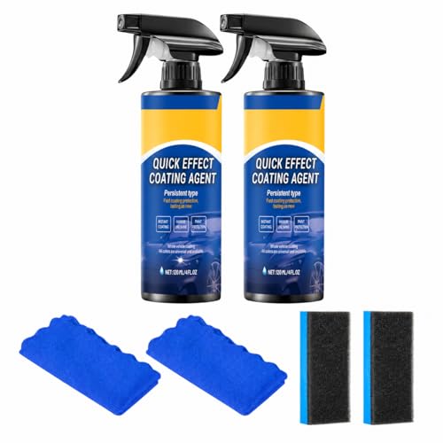 Quick Effect Coating Agent for Car Car Coating Spray for Shine & Protection Quick-Acting Car Scratch Wax Coating Spray for Scratch Oil Film Removal Hydrophobic Coating
