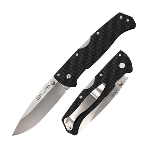 Cold Steel Air Lite 3.5" AUS10A Drop Point Blade 4.5" G-10 H...