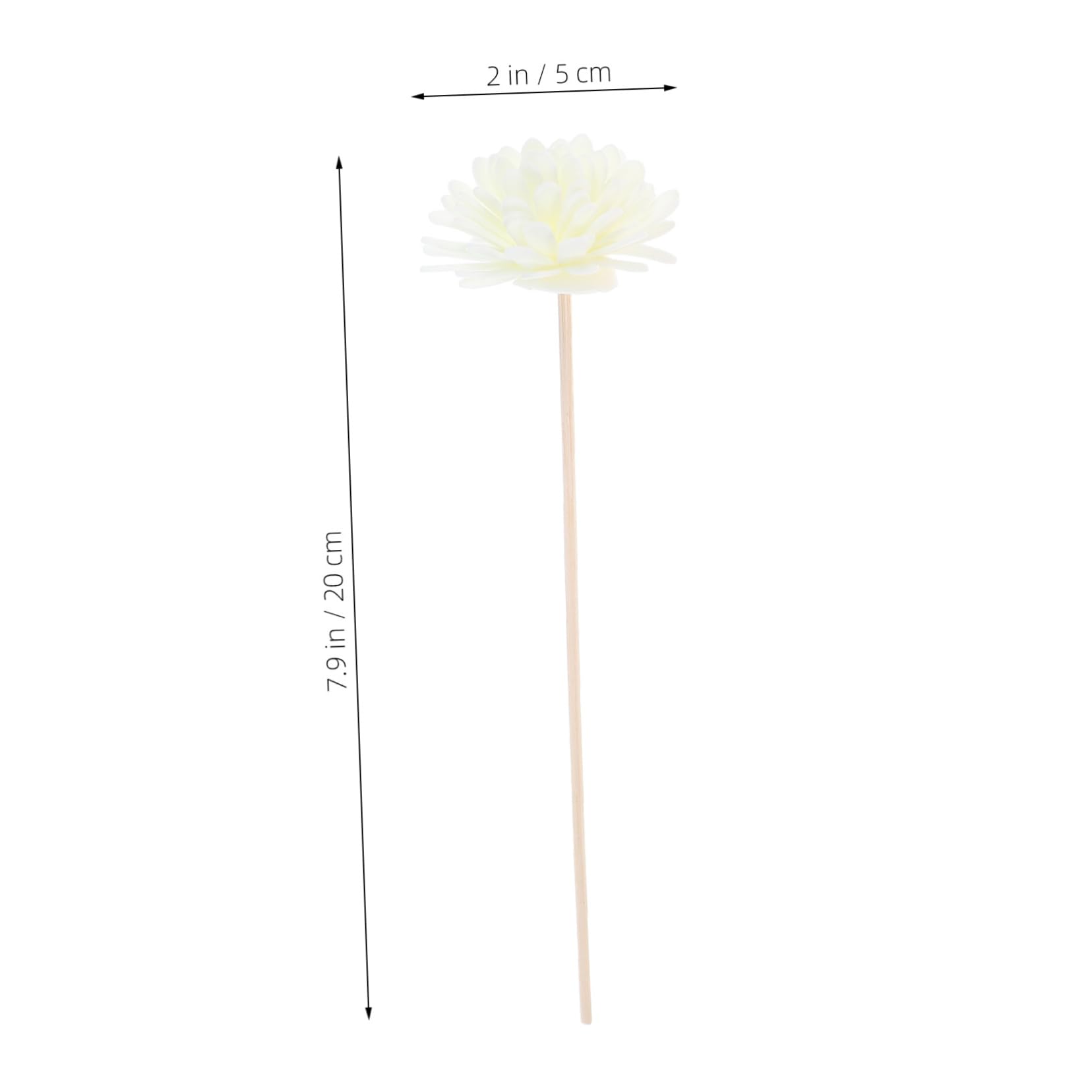 FOMIYES 12pcs Rattan Diffuser Sticks for Flameless Flower Scent Sticks Replacement for Diffuser Home Fragrance Accessory Safe and Portable