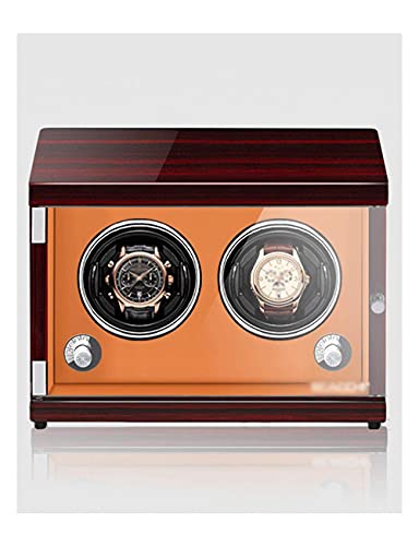 Caja bobinadora de relojes vertical WQHPLMD para 2 piezas en acabado piano