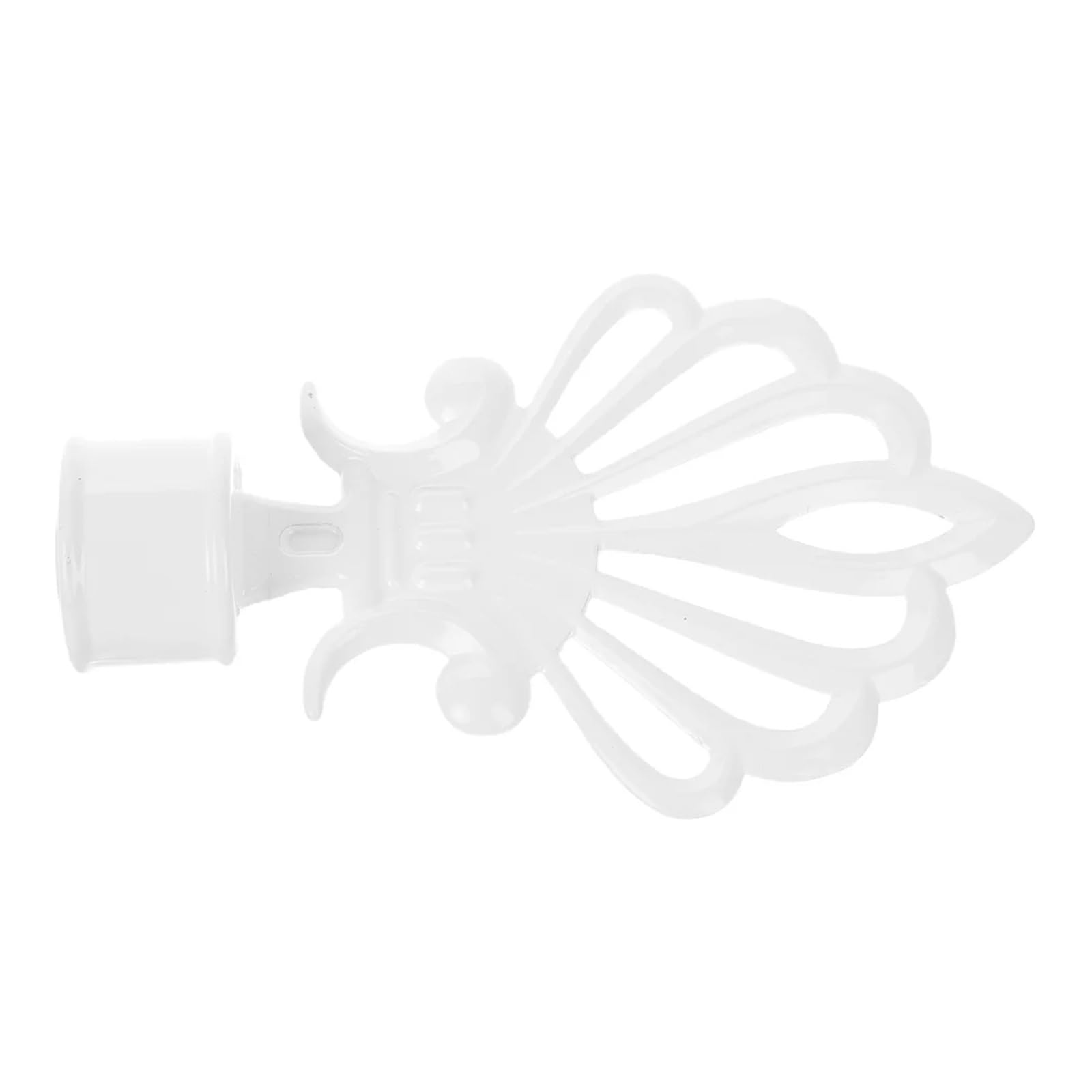 BDFJEDS Curtain Pole Finials Curtain Rod End Caps For Decor Finials Ends Cap Rail Head Plug