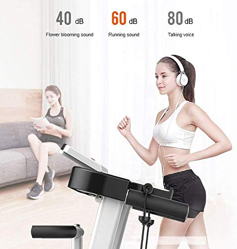 Foto von Klappbare Laufbänder für zu Hause, tragbares mechanisches Laufband, 150 kg, tragendes aerobes Fitnesstraining, Neigungsverstellung, höhenverstellbares 4-in-1-Multifunktionslaufband