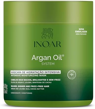 Inoar, Argan Oil Máscara Capilar – Hidratação Profunda, Brilho e ...