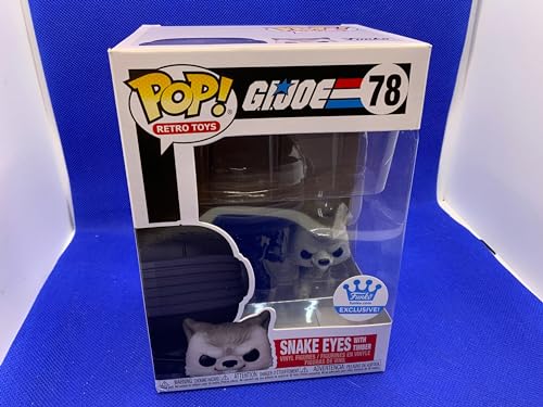 Funko Pop! Retro Toys G.I. Joe Snake Eyes with Timber #78 Funko Shop Exclusive