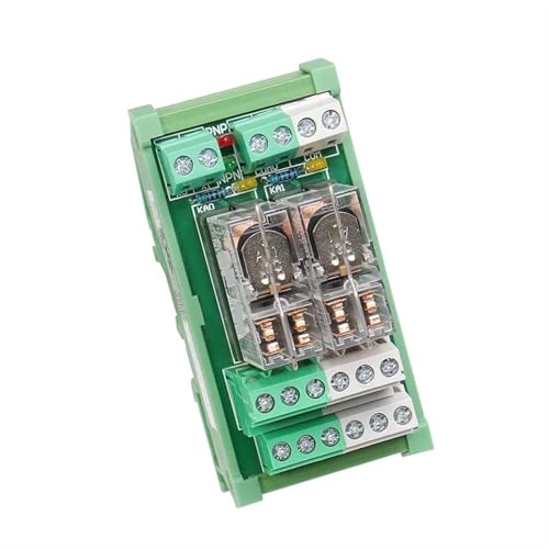 Interface de relais PLC 24V AC/DC 2 canaux 2NO2NC pour rail DIN - 3