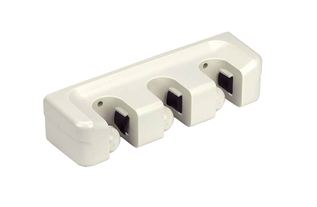 CanDo Wall Rack for Exercise Weight Bars, 3 Count