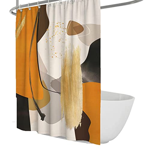 Rideaux de douche géométriques abstraits colorés 200x240cm - 2