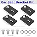 Upgrade Car Seat Bracket Kit for 1967-2002 Camaro/Firebird Seat Relocation Bracket Hardware 1.5-2