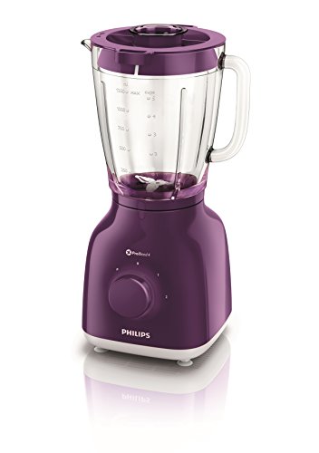 Preisvergleich Produktbild Philips HR2105 / 60 Standmixer 1,5 L Glasbehälter, 400 W, ProBlend 4 Technologie, beere