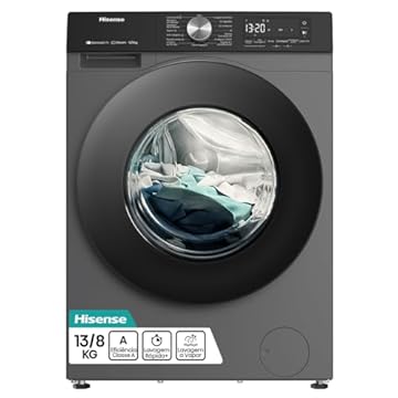 Lava e Seca Hisense 3S Inverter 13kg 127v c/Wifi App Display Led Titanium