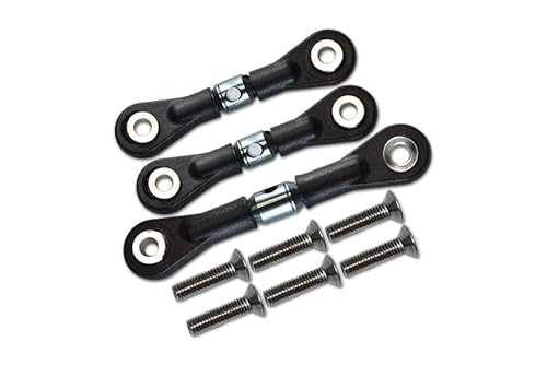 GPM for Tamiya TT-02 Upgrade Parts Aluminum Steering Tie Rod - 1 Set Gray Silver