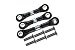 Tamiya TT-02 Upgrade Parts Aluminum Steering Tie Rod - 1 Set Gray Silver
