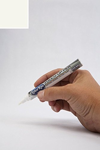 Colorrite Pen Automotive Touch-Up Paint For Jaguar All - White Onyx 1942/Neg - Color+Clearcoat Package #TOP2