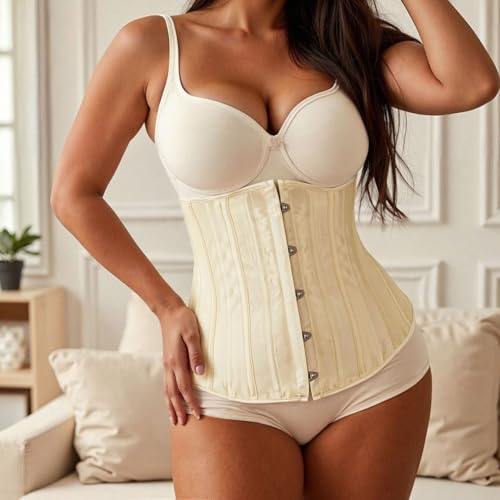 Corsé de encaje estructural y body moldeador premium de doble capa suave 3