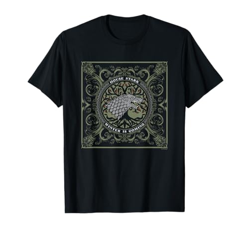 Game Of Thrones Iconic House Stark Winter Is Coming Big Logo T-Shirt