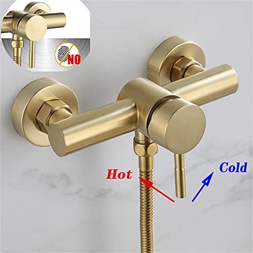 Juego de grifo de bañera para baños modernos de pared 4