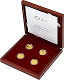St Peter Basilica Set 4 Monedas Oro 10$ Niue 2021