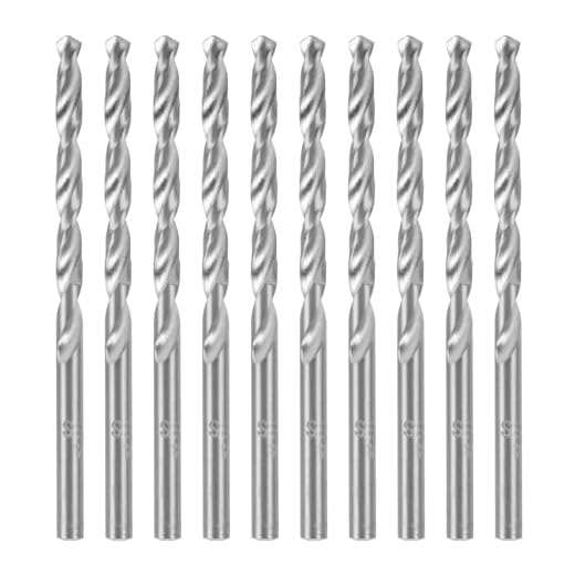 Mtx Broca De Aço Rapido Para Metal 4 0 Mm Polida 10 Pçs