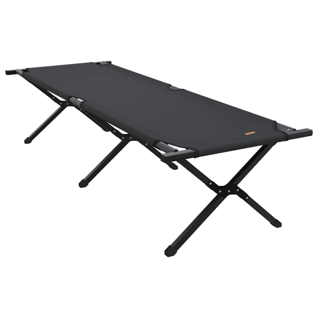 INLIFE Klapp Schlafbett fürs Camping 2 pcs Schwarz Ox Stoff,Sportartikel,Outdoor-Aktivitäten,Camping & Wandern,Camping-Möbel,Feldbetten,Schwarz,22.85 KG,42003181
