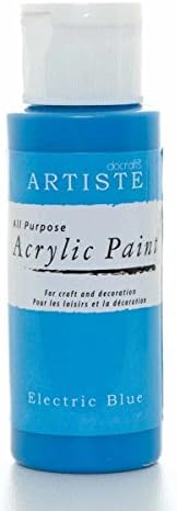 Artiste Acrylic Paint 59ml 2Oz Night Blue, Quick-Drying Professional Art, Craft and Hobby Artists Paint, Vibrant Colour, Water-Based Paints Cover All Surfaces with Ease, Ideal for Travel Artists
