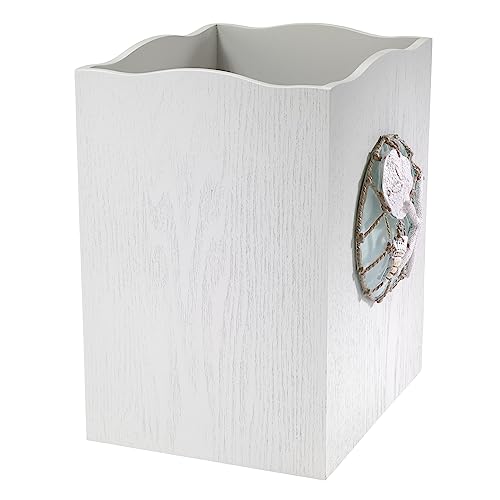 Avanti Linens - Waste Basket, Decorative Trash Can, Beach Inspired Bathroom Accessories (Seaglass Collection) - Image 3